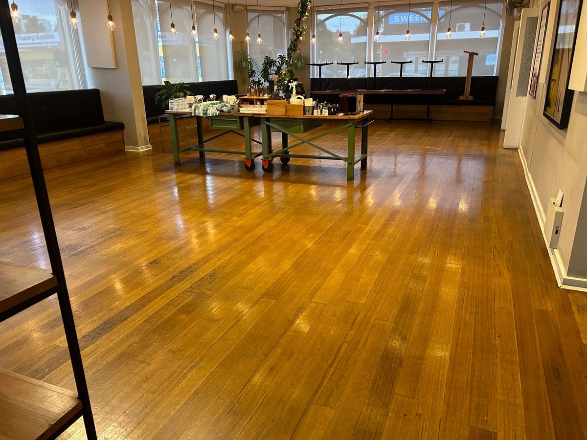 Function venue reset after an event